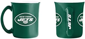 Logo Brands 622-C15CAM: New York Jets 15oz Café Mug image 2