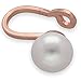 Helix Ear Cuff Earring with White Freshwater Pearl 7mm, 925 Sterling Silver, Minimalist Elegant Design, No Piercing Required, Hypoallergenic and Nickel-Free, Single - Handmade by Emmanuela