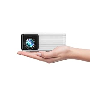 Mini Draagbare Projector – Ondersteunt Full HD 1080P, Yoton Y3 Projector Compatibel met Mobiel, Telefoons, PC, PS5 en Xbox, USB, HDMI, SD, AV Ingangen, Ideaal voor Kinderen als Cadeau