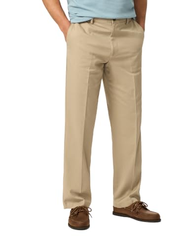 Dockers Men's Relaxed Fit Comfort Khaki Pants, British Khaki, 38W x 29L - image 1