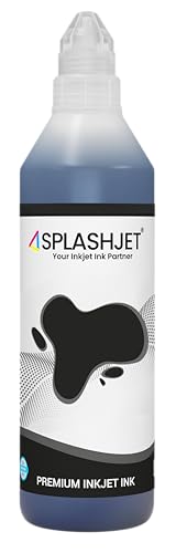 Image of Splashjet Compatible Refill Ink for Brother T310, T410, T510, T300, T400, T500 and 430 seriese - (500gm x Black) 7X Ink Bottle - 505213
