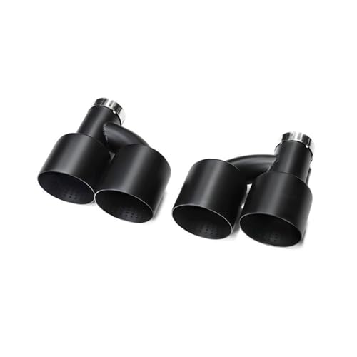 Tuyaux d'échappement inox mat 101mm anti-corrosion pour Golf 7 GTI