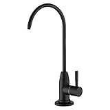 DuranRyan RO Drinking Water SUS304 Stainless Steel Faucet for RO Reverse Osmosis & Filter with Matte Black Finish