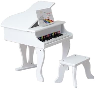 Amazon.co.jp: OSJ ピアノ おもちゃ ミニグランドピアノ 椅子付 25鍵盤 