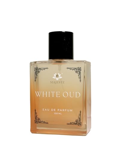 Image of White Oud Perfume for Men 100ML | Long Lasting Oud Eau De Parfum | Luxury Men's Fragrance with Patchouli, Freesia & Black Currant | Premium Scent