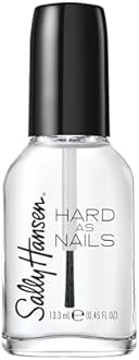 Sally Hansen Hard as Nails Nail Polish, Crystal Clear, 0.45 Fluid Ounce