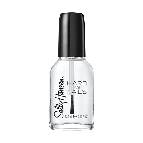 Sally Hansen Hard as Nails Nail Polish, Crystal Clear, 0.45 Fluid Ounce