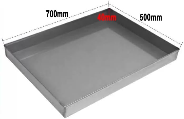 エアコンドリップトレイ エアコン用ドリップパン ステンレス製 洗濯機用ドリップパン 犬用クレート交換用トレイ 排水口なし 食器洗い機