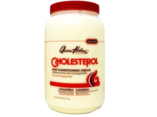 Queen Helene Cholesterol Hair Conditioning Cream Deep Moisture Restores Shine & Manageability for Dry Over-Processed Hair 5 lb