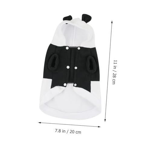 Disfraz de panda para perros tamaño L miniatura 3