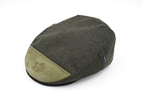Loden Sombrero jagdliche Deporte Gorro con Figura de jabalí, Stick, Talla 54 – 61, 56