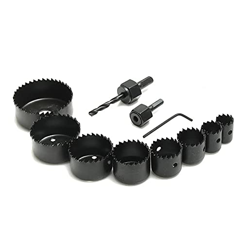 Juego de brocas para madera 11 piezas 19-64 mm acero carbono miniatura 2
