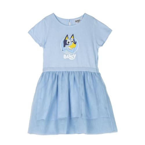 Vestido de Bluey para niñas cómodo y fácil de lavar