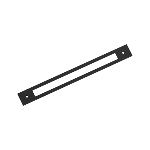 Image of Amerock Medora 10-1 /16 inch Matte Black Backplate