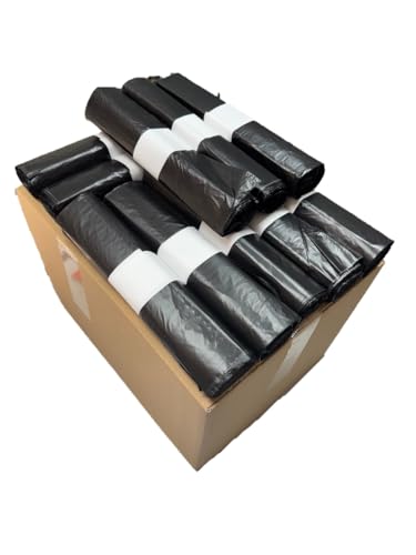 ★400 Bolsas de Basura SEDISAC PE 100% Reciclado UNE-EN15343 100L 85x105 20µm galga 80 Negras. (400 uds.) GTIN 8437027548420 Contribución al SCRAP, RD 1055/2022. ENV/2025/54349, con 0,015 €/Caja.