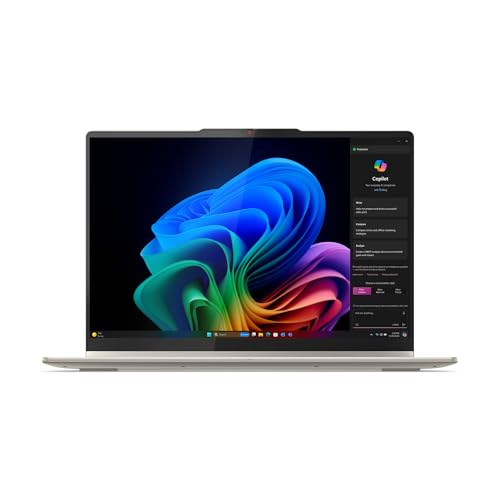 Lenovo Yoga 7 2-en-1 16AKP10 - Ordinateur Portable Copilot + 16'' 2.8K OLED Tactile (AMD Ryzen AI 7 350, RAM 16Go, SSD 512Go, AMD Radeon 860M, Windows 11H) Clavier rétroéclairé AZERTY - Seashell