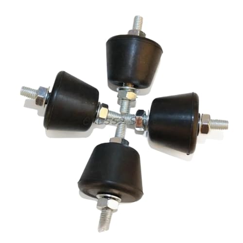 4Pcs Air Conditioner Shock Absorber Rubber Cushion Pads Anti Vibration Rubber Mount Anti Vibration Rubber Mount Damper Shock Pad