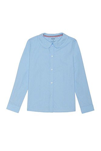 French Toast Girls' Big Long Sleeve Modern Peter Pan Blouse