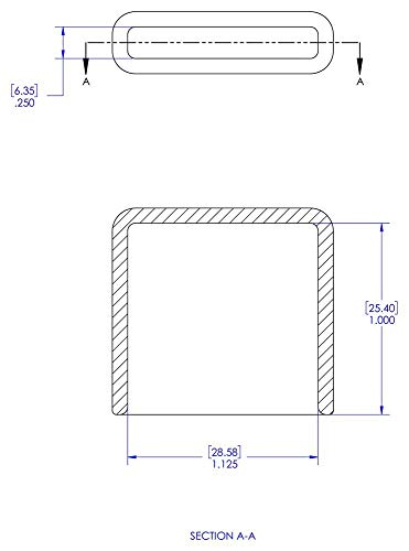 Capuchons rectangulaires Caplugs anti-infiltration pour mobilier noir - 2