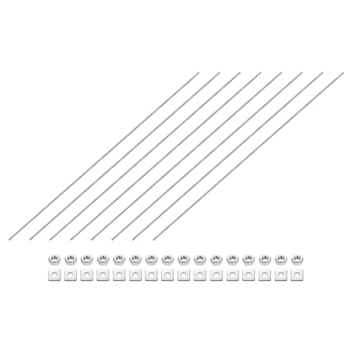 uxcell S˂_ 8 M3-0.5 ˂sb` 400mm XeXX`[ Ep S˂X^bh ibgƃbV[t NvAnK[AU{gp