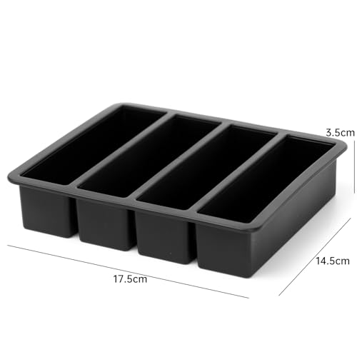Molde rectangular para cubitos de hielo de silicón miniatura 2
