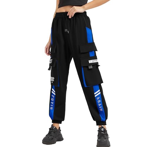 Pantalon cargo noir pour femme coupe droite le style techwear décontracté au quotidien