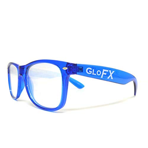 GloFX Ultimate Diffraction Glasses - 3D Prism Effect EDM Rainbow Kaleidoscope Style Rave Sunglasses