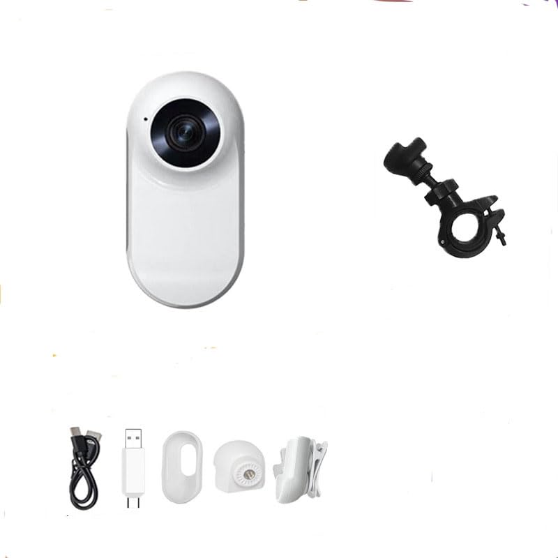 Caméra d'action grand angle 1080p taille pouce avec écran IPS et batterie 350 mAh