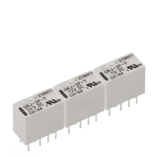 Relé G6J-2P-Y-12VDC con alta sensibilidad de conmutación para placas PCB