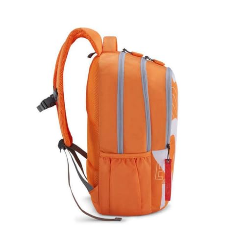 Image of American Tourister Sest 3.0 Style 01 | 29.5L Backpack | School Bag | 3 Compartments | School Backpack for Girls and Boys | Spacious Interiors | Orange | 1 Yr Global Warranty