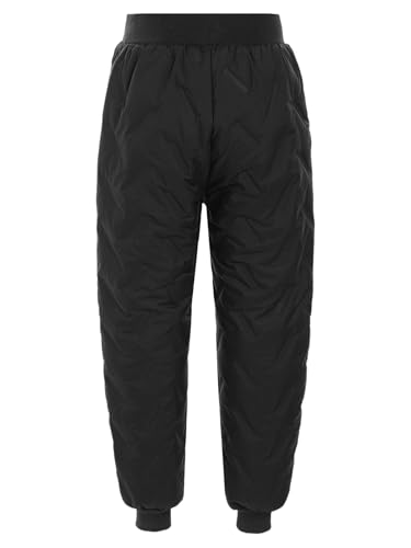 Jugaoge Kids Boys Girls Fleece Padded Pants Quilted Casual Joggers Sweatpants Outdoor Trousers with Pockets2