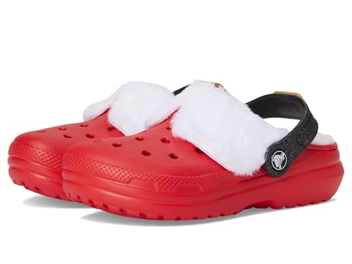 Crocs Classic Lined Santa pour enfants qui ont froid aux pieds dans la maison
