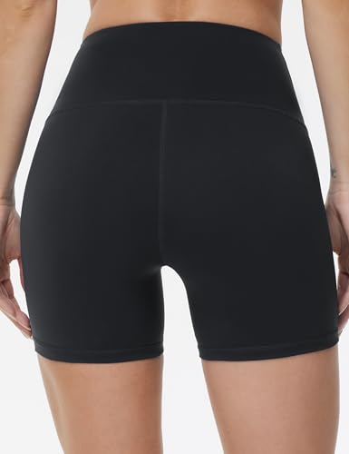THE GYM PEOPLE Radlerhose Damen Hohe Taille Yoga Shorts Sport Kurze Leggings Sporthose Bauchkontrolle Laufhose Kompressionsshorts Fitness Workout Short