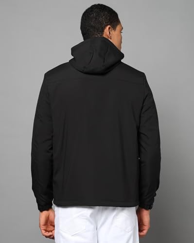 Image of Qube By Fort Collins Men's Polyester Standard Length Regular Fit Lightweight Winter Jacket - Sporty, Stylish & Warm Outerwear for Cold Weather