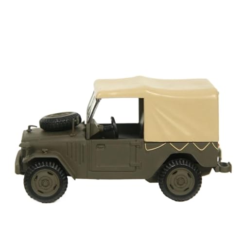 Modelo de Coche Vintage Modelo De Coche De Aleación Alfa Romeo A Escala 1/43 Jeep Modelo De Coche Militar Juguetes para Coleccionistas Decoraciones de Mesa