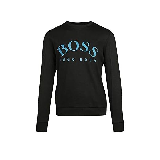 BOSS Salbo tröja för män, Svart (svart 002), XL