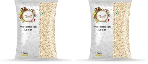 Image of Chounk Edible Raw Water Melon Seeds - 100 Grams (Pack of 2) | Magaj Seed Pack | Tarbuj Ke Beej | Rich in Protein | Potassium | Magnesium & Iron | Watermelon Seeds for Eating | Healthy Food