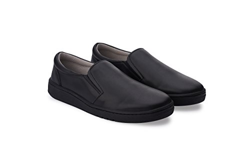 Oneflex Alex Negro - Zapatilla anatómica cómoda Unisex para Trabajar en hostelería- Lavable en Lavadora-Talla 42