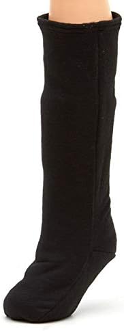 CastCoverz! Fleece Leg Cast Cover - Black - Small - Below The Knee - Warm, Soft Fabric Cast Cover for Warmth - Made in USA