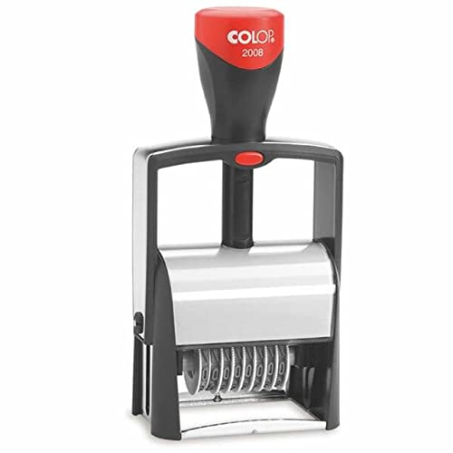 Numéroteur Classic Line 2008 COLOP tampon métallique 8 chiffres pour secrétariat