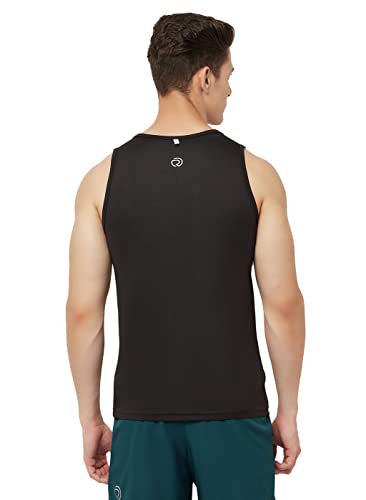 Image of TRUEREVO Men's Light Weight Dryfit Sports Tank Top Vest with Reflective Details for Running, Gym & Training