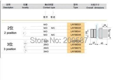 AC 660V 20A 12 Terminals 2 Positions Rotary Selector Cam Changeover Switch