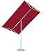 Produktbild Suncomfort by Glatz Sonnenschirm Flex Roof, aurora red, 210 x 150 cm rechteckig, Gestell Aluminium, Bespannung Polyester, 5.3 kg
