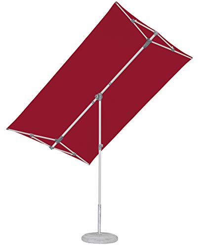 Suncomfort by Glatz Sonnenschirm Flex Roof, aurora red, 210 x 150 cm...
