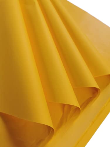 Papel de seda 50 cm x 75 cm 17 g/m² amarillo limón 25 hojas