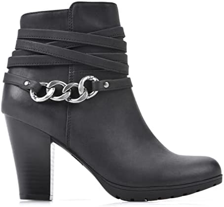 Review of WHITE MOUNTAIN Shoes Women's Sammuel Boot, Black/Sueded/Smooth, 9 M | Image 1