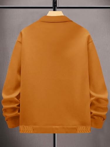 Image of Noble Monk Men's Regular Fit Solid Sweatshirt | Cargo Pocket | Full Sleeve |Stylish Sweatshirt for Men