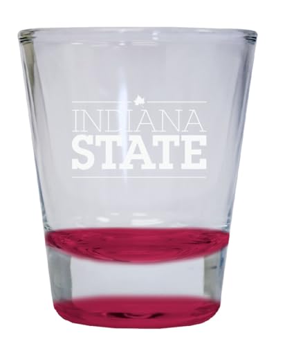 Vaso shot grabado 2 oz Rojo Indiana State University
