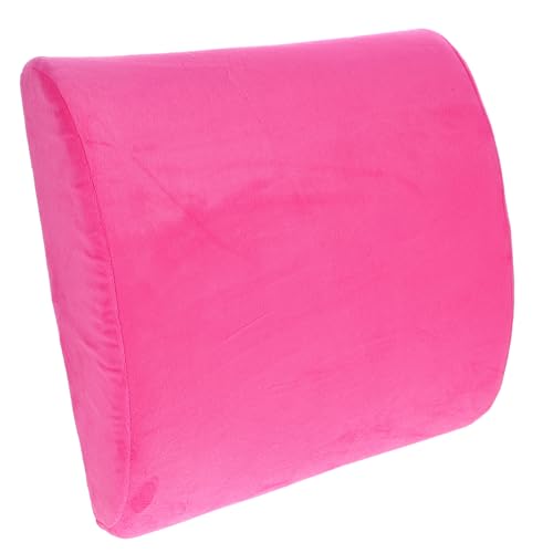 HOMSFOU 1 Pieza Cojín Lumbar de Viscoelástica Multifuncional para Oficina y Automóvil Almohada de Soporte para Espalda y Cintura Ergonómico