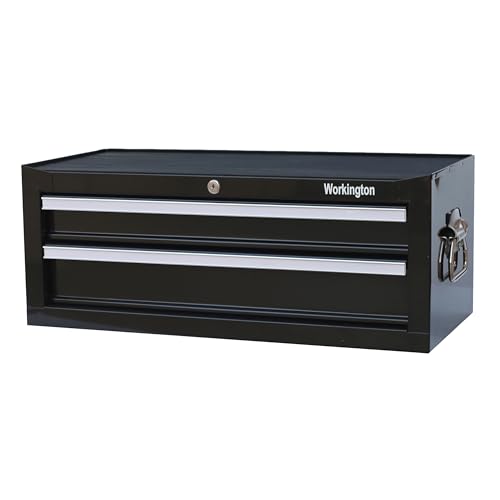 Workington Portable Metal Tool Chest Cabinet (Black)